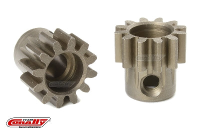 Team Corally - M1.0 Pinion - 12T - Hardened Steel - Shaft dia. 5mm