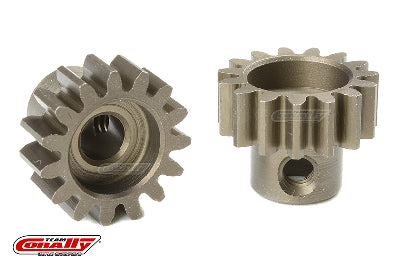 Team Corally - M1.0 Pinion - 15T - Hardened Steel - Shaft dia. 5mm