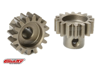 Team Corally - M1.0 Pinion - 16T - Hardened Steel - Shaft dia. 5mm