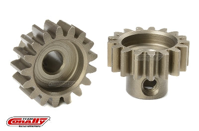 Team Corally - M1.0 Pinion - 17T - Hardened Steel - Shaft dia. 5mm