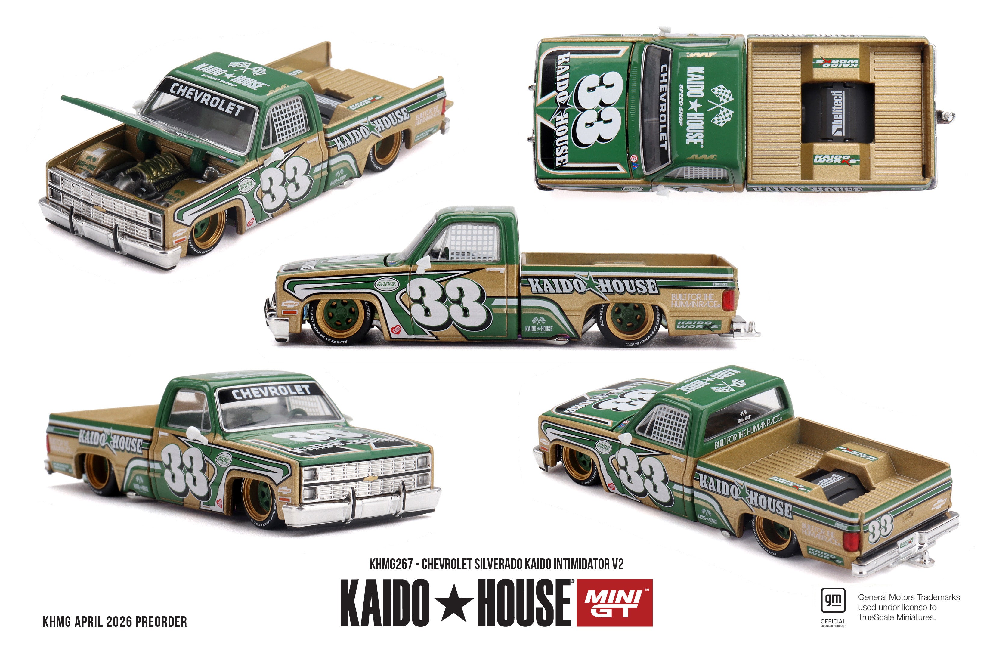 KAIDO HOUSE X MINI GT 0267 - Chevrolet Silverado KAIDO Intimidator V2