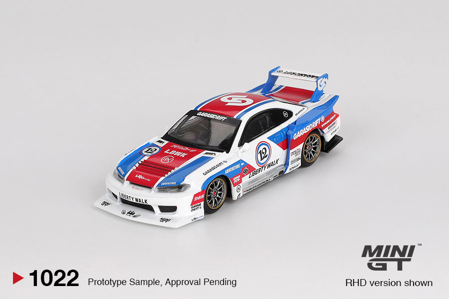 MINI GT 1022 - Nissan LB-Super Silhouette S15 SILVIA GARASIDRIFT x LBWK 2025