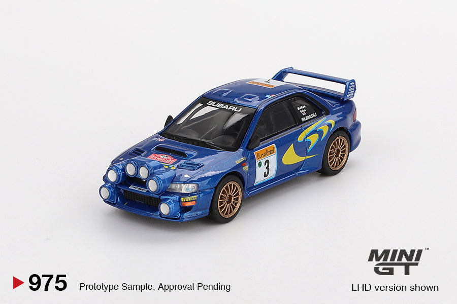 MINI GT 0975 - Subaru Impreza WRC98 1998 Rally Monte-Carlo 3rd Place #3
