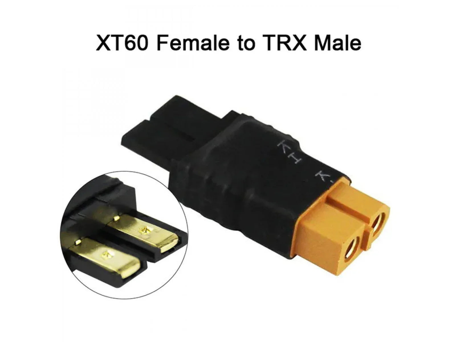 XT60 (F) --> TRX (M) verloopstekker