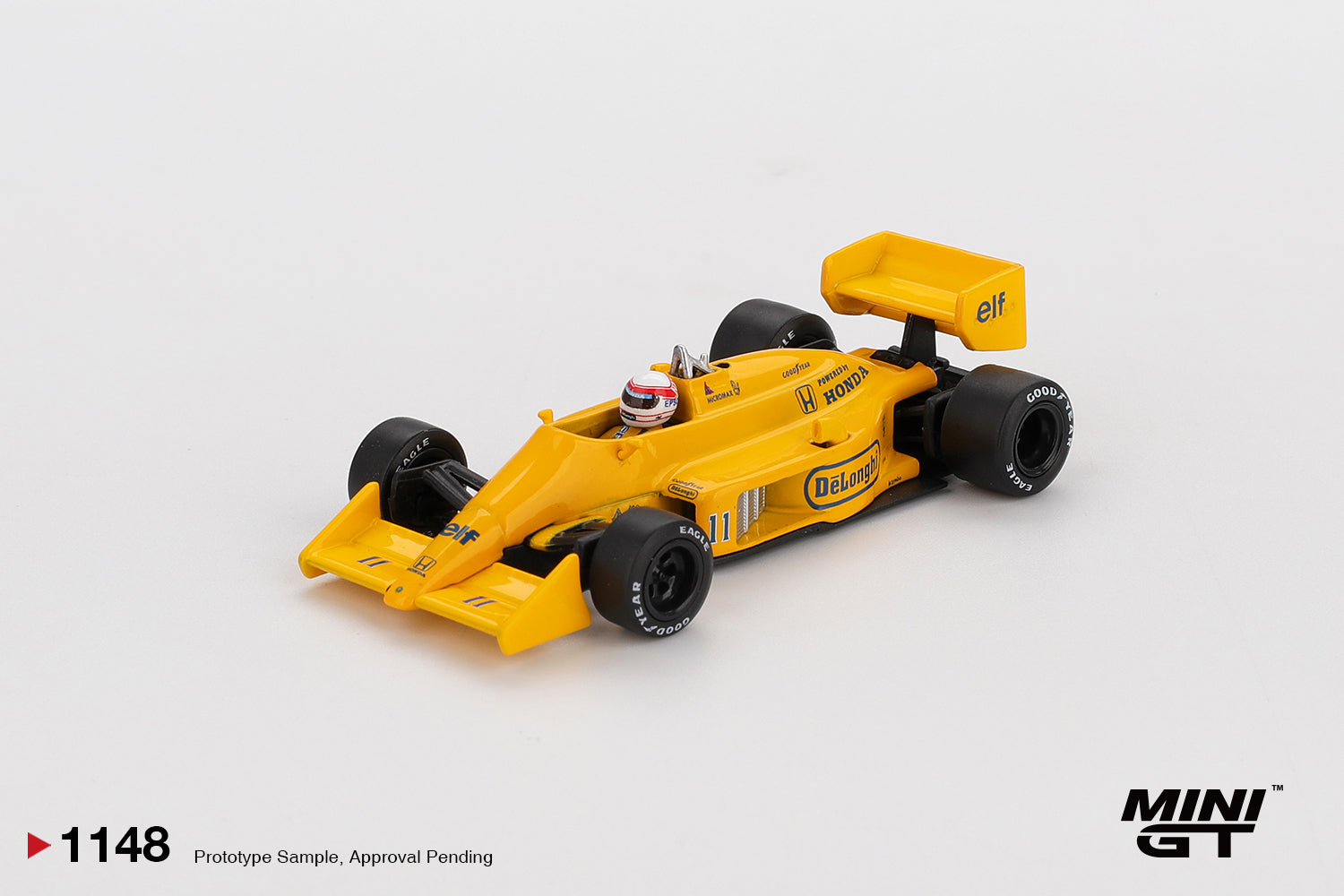 MINI GT 1148 - Lotus 99T #11 Satoru Nakajima 1987 Monaco Grand Prix