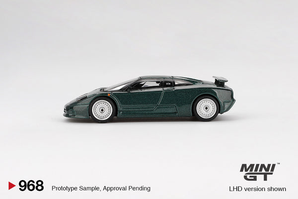 MINI GT 0968 - Bugatti EB110 GT Verde Scuro