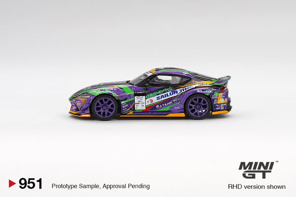 MINI GT 0951 - Toyota GR Supra KUHL 2021 D1GP EVANGELION RACING (blister)