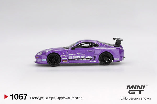 MINI GT 1067 - Toyota Supra (A80) Top Secret GT-300 Top Secret Purple
