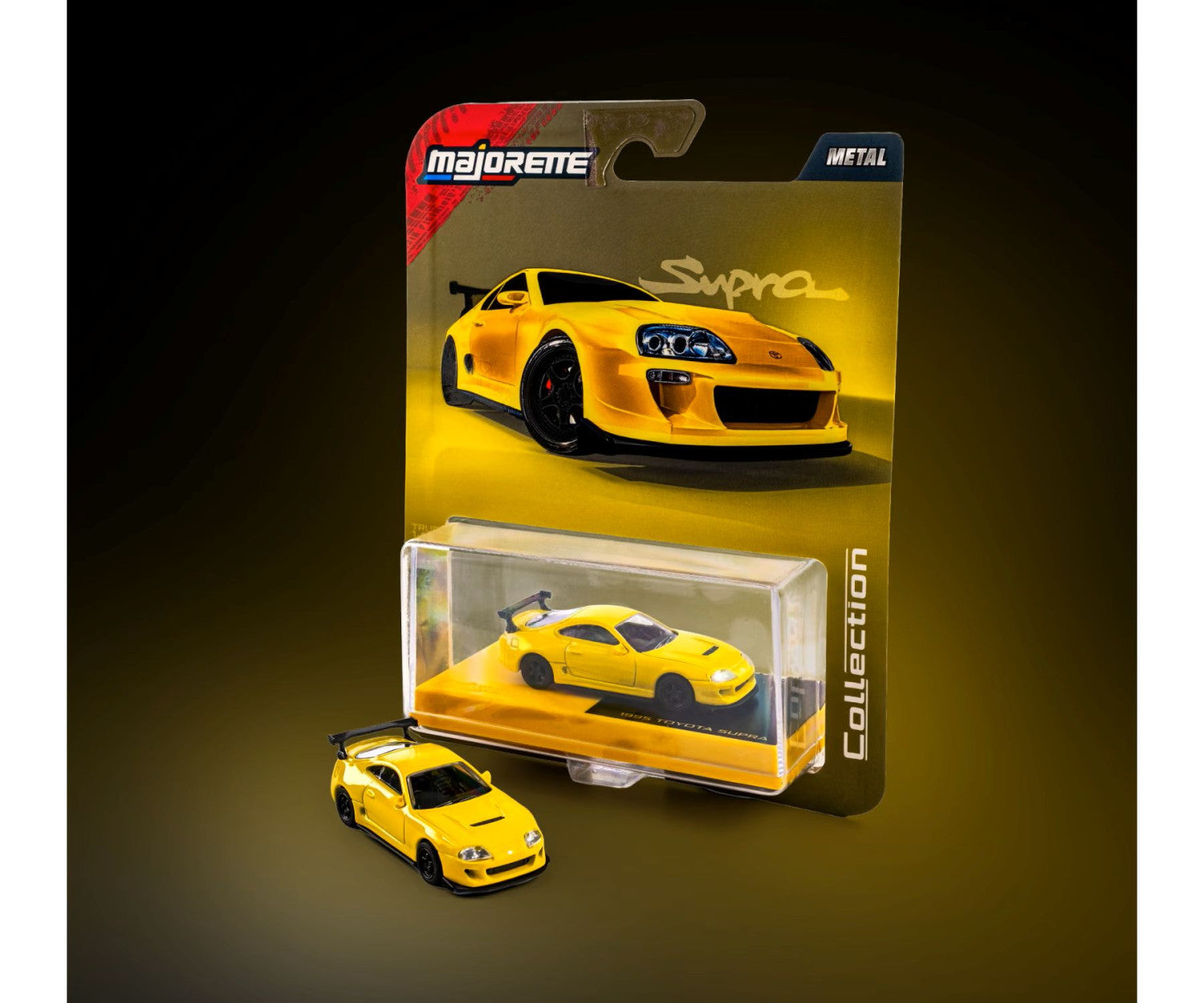 Majorette Collection - 1995 Toyota Supra yellow