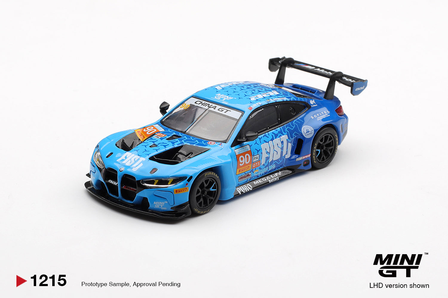 MINI GT 1215 - BMW M4 GT3 EVO #90 FIST Team AAI 2025 China GT
