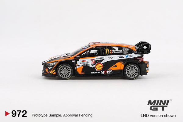 MINI GT 0972 - Hyundai i20 N Rally1 #11 2023 Rally Croatia  Power Stage Winner