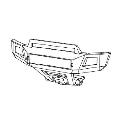 MJX 16100 - Front Bumper (including LED)