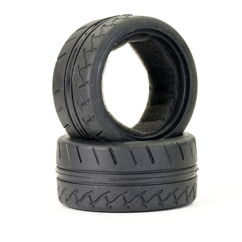 FTX10576 - FTX STINGER/EVO30 REAR 32MM RUBBER TYRE WITH INSERTS (PR)
