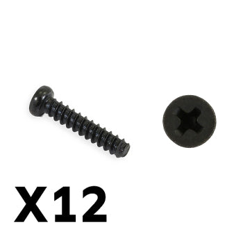 FTX9754 - FTX TRACER PAN HEAD SELF TAPPING SCREWS PBHO2.6*12MM