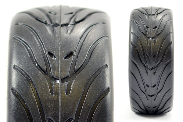 FAST0089C - FASTRAX 1/10 STREET/TREAD TYRE STAR SPOKE CHROME WHEEL (4pcs)