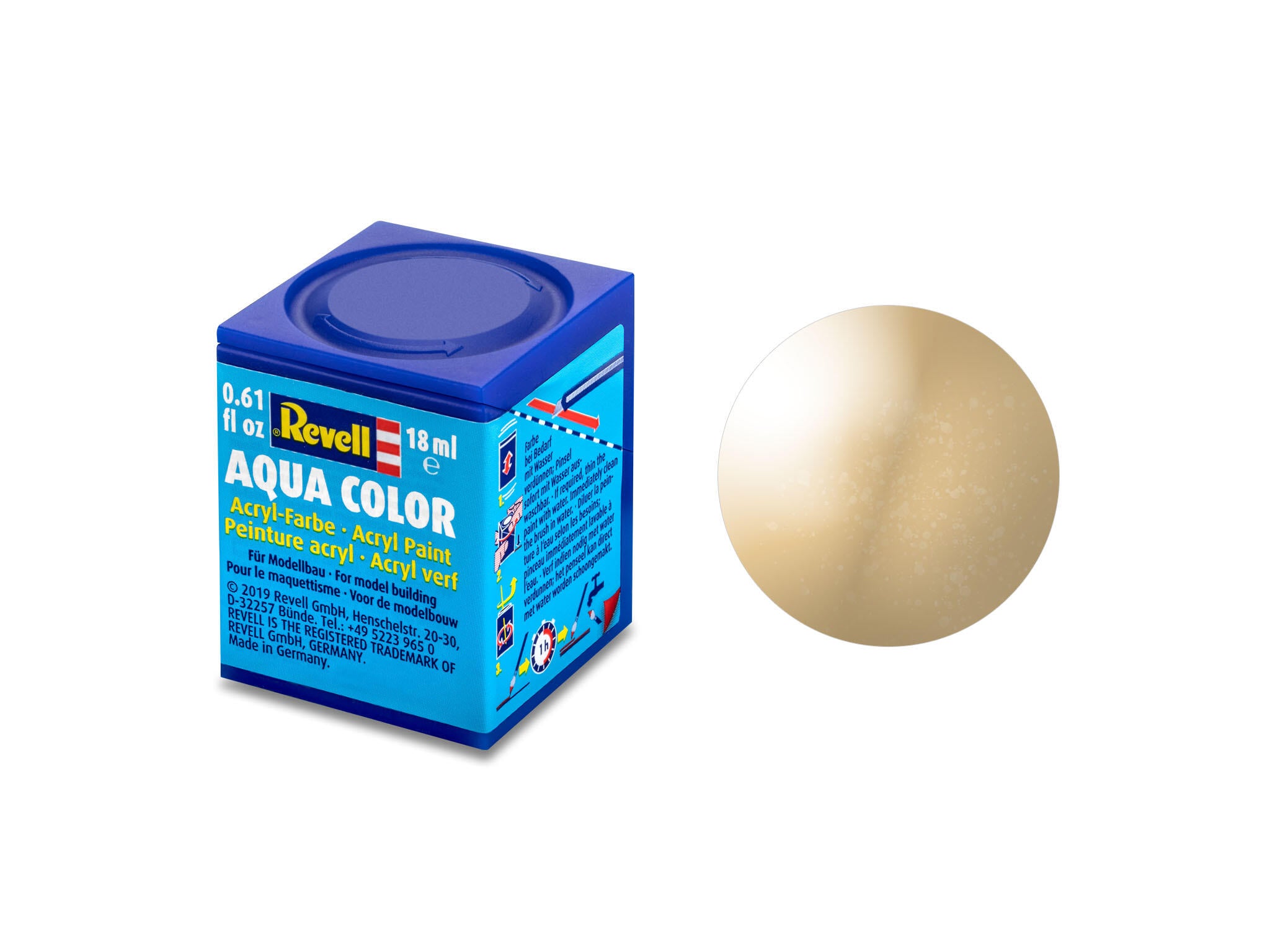 Revell Aqua 36194 acrylverf op waterbasis 18ml - Goud, metallic #94