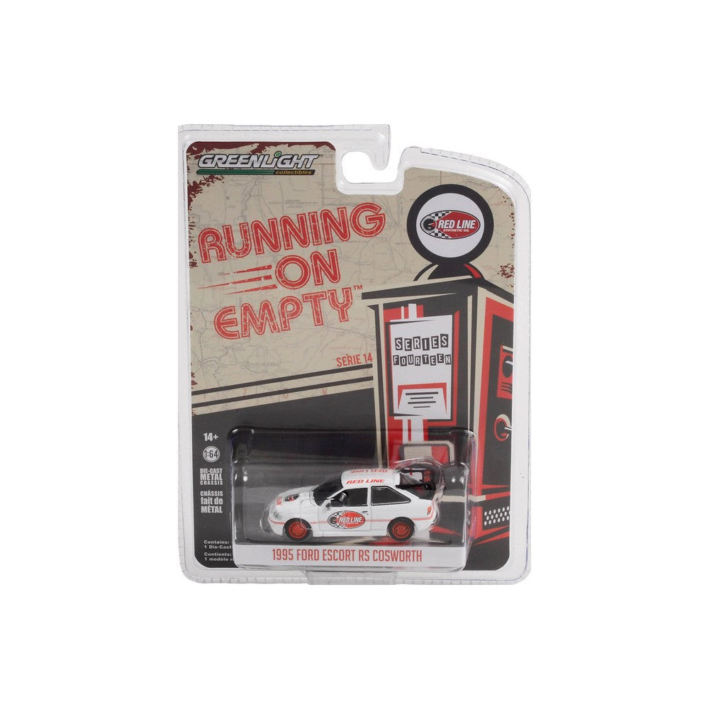 Greenlight Running On Empty Series 14 -1995 FORD ESCORT RS COSWORTH RED LINE SYNTHETIC OIL( 5/6)