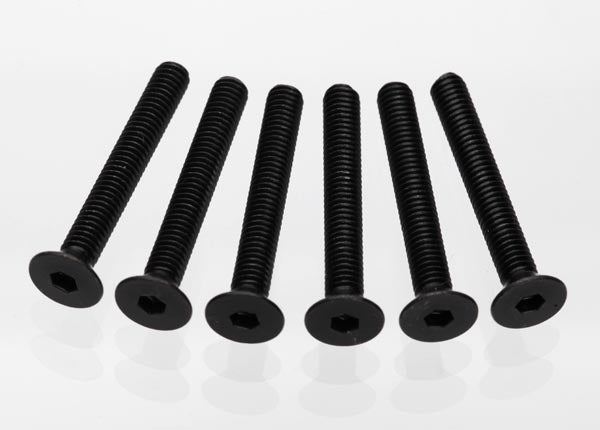 Traxxas TRX2533 - Screws, 4x30mm countersunk machine (hex drive) (6)