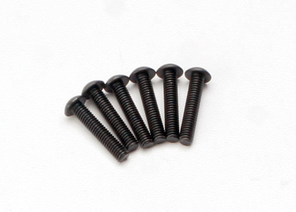 Traxxas TRX2589 - Screws, 4x20mm button-head machine (hex drive) (6)