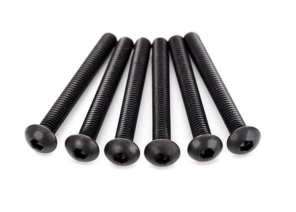 Traxxas TRX2598X - Screws, 4x30mm button-head machine (hex drive) (6)