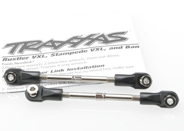 Traxxas TRX3745 - Turnbuckles, toe link, 59mm (78mm center to center) (2)