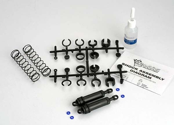 Traxxas TRX3762 - Ultra Shocks (black) (xx-long) (complete w/ spring pre-load)