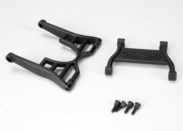 Traxxas TRX4974 - Wheelie bar arm (1)/ connector (1)/ 3x12 SS (hex drive) (4)