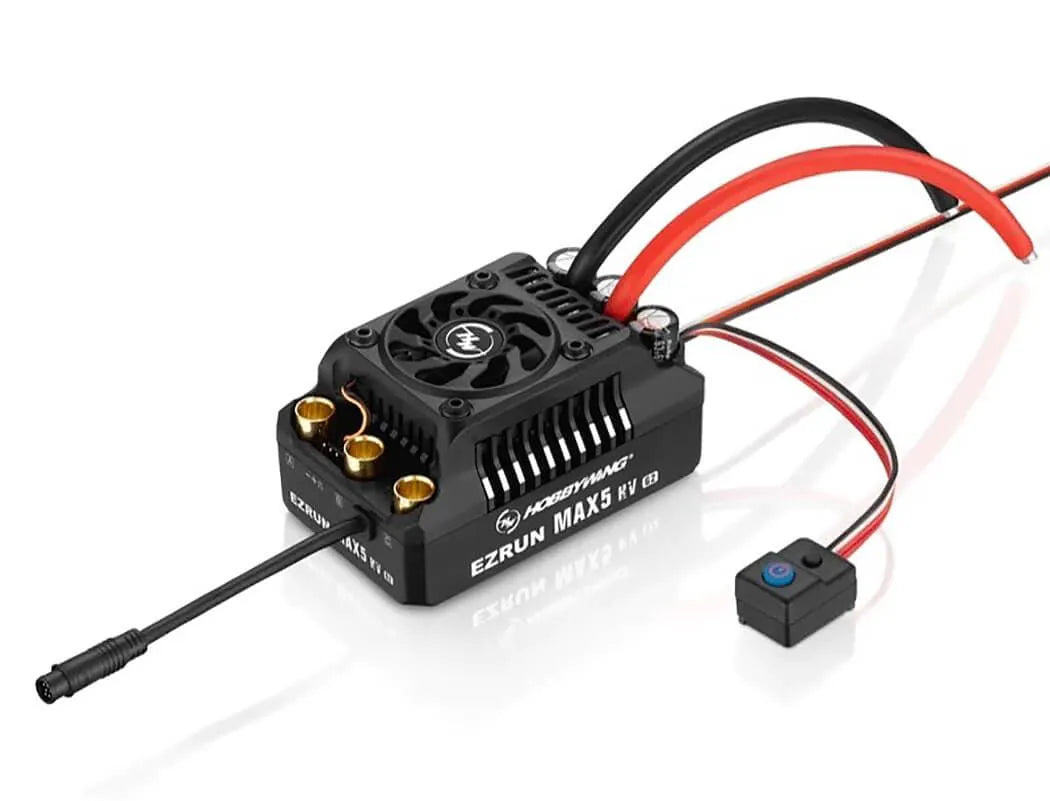 HOBBYWING EZRUN MAX5 HV G2 ESC SENSORLESS 250 AMP, 6-12S LIPO, BEC 8A
