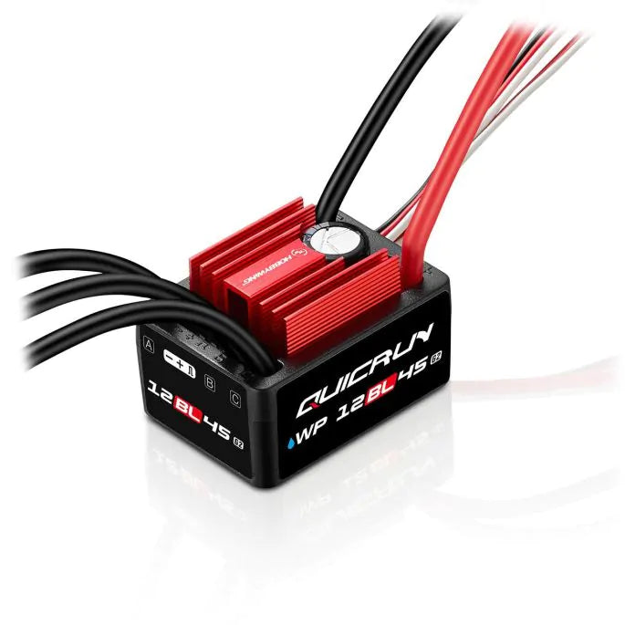 Hobbywing QUICRUN WP12BL45 G2 BRUSHLESS ESC 45A 2-3S FOR 1:12
