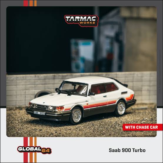Tarmac Global 64 - Saab 900 Turbo (white)
