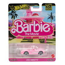 Hot Wheels Premium Pop Culture- Barbie the Movie 1956 Corvette