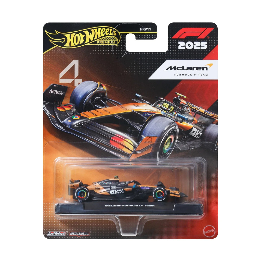 Hot Wheels Premium Formula 1 2025 - McLaren Formula 1 Team (#4 Norris)