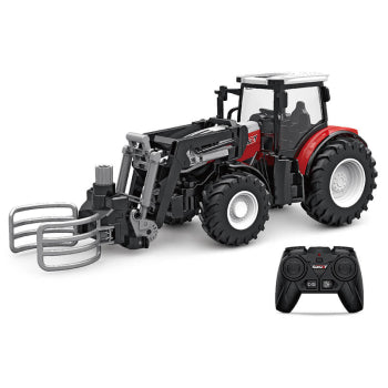 KORODY 1:24 RC Tractor met hooibaal grijper