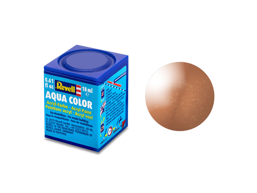 Revell Aqua 36193 acrylverf op waterbasis 18ml - Koper, metallic #93