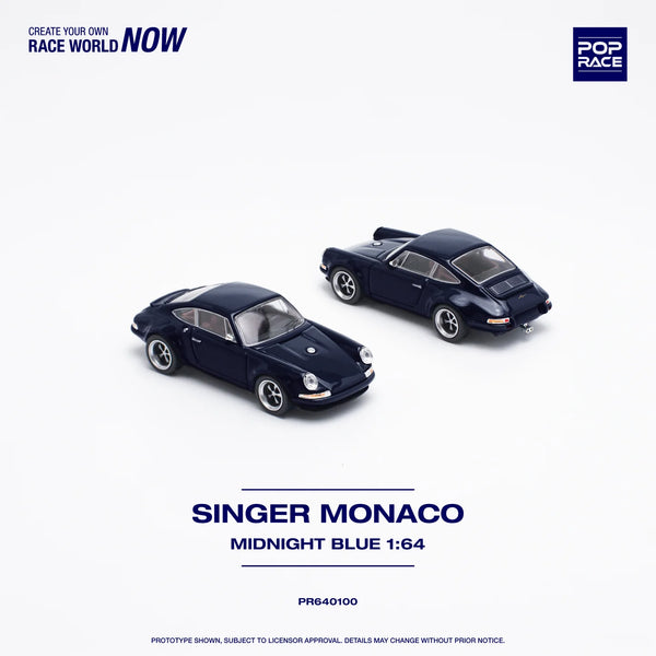 Pop Race 0100 - Singer Porsche, Monaco midnight blue