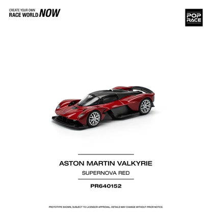 Pop Race 0152 - Aston Martin Valkyrie - supernova red