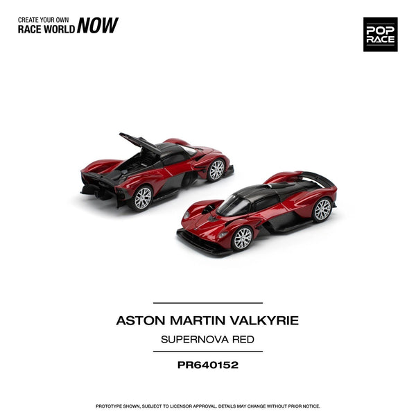 Pop Race 0152 - Aston Martin Valkyrie - supernova red