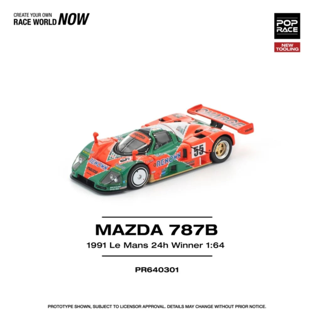 Pop Race 0301 - Mazda 787B (1991 Le Mans 24h winner)