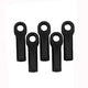 RPM 80512  - RPM TRAXXAS LONG ROD ENDS - BLACK (12)