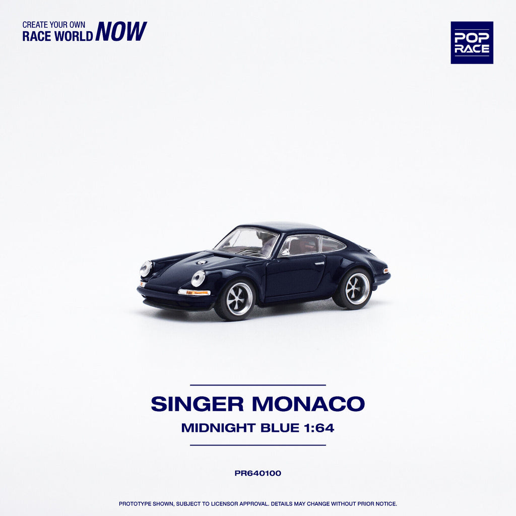 Pop Race 0100 - Singer Porsche, Monaco midnight blue