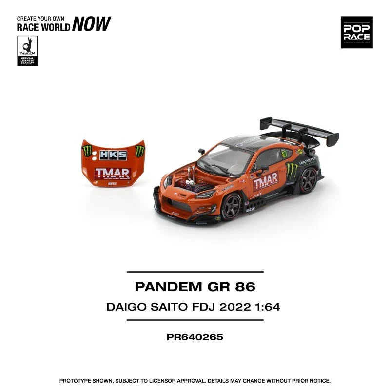 Pop Race 0265 - Pandem GR 86 Daigo Saito FDJ 2022