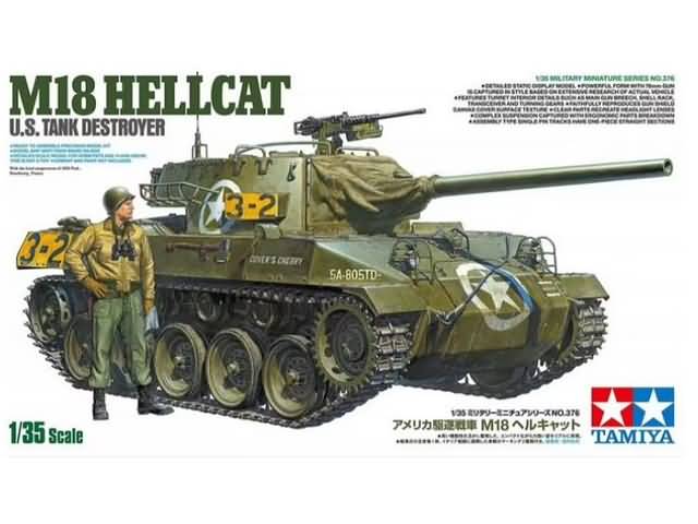 Tamiya 35376 - 1/35 US M18 Hellcat Jagdpanzer