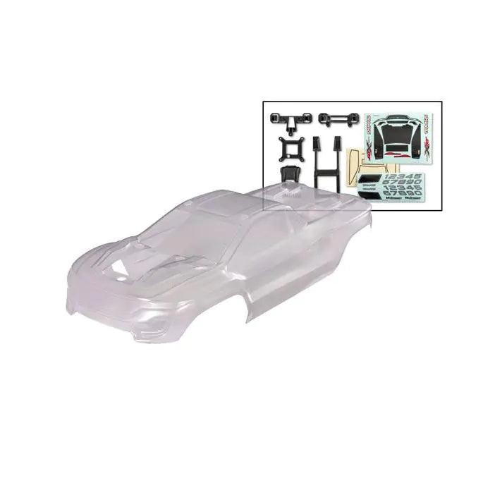 Traxxas TRX10712 - Body, Mini XRT clear