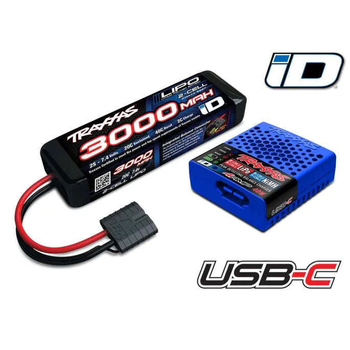 Traxxas TRX2985-2S - Battery/charger completer pack