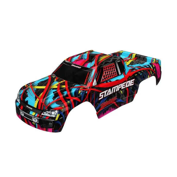 Traxxas TRX3649 - Body, Stampede, Hawaiian graphics (painted, decals applied)
