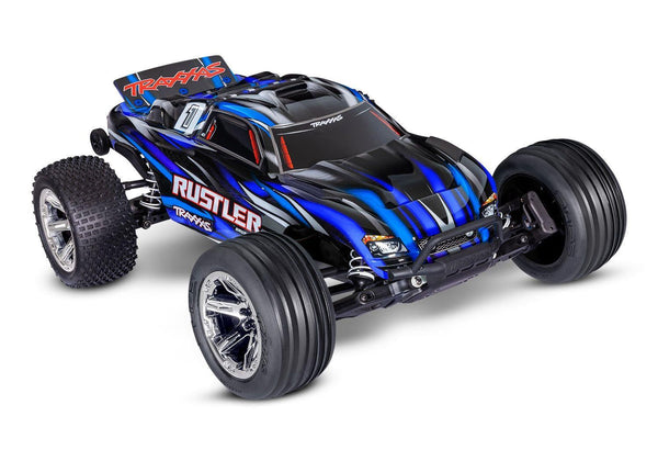 Traxxas Rustler 2WD BL-2s HD  - Blauw