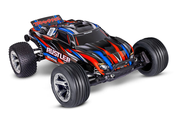 Traxxas Rustler 2WD BL-2s HD  - Rood