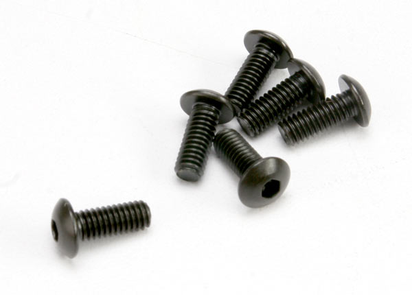Traxxas TRX3936 - Screws, 4x10mm button-head machine (hex drive) (6)