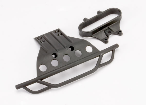 Traxxas TRX5835 - Bumper, front/ bumper mount, front (black)