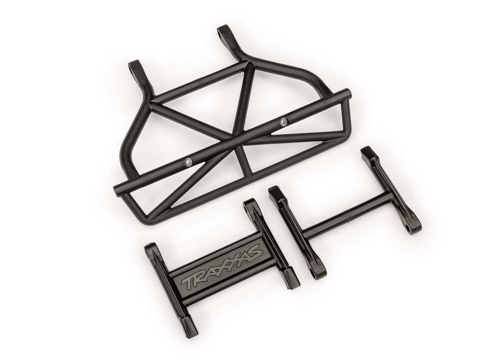 Traxxas TRX5836 - Bumper, rear/ bumper mount, rear (black)